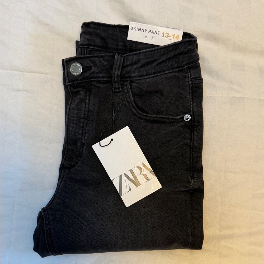Zara Girls Dark Skinny Jeans